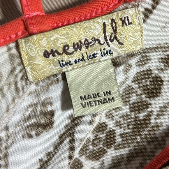 Elegant Black and Orange Patterned Dress - Picture 4 of 6